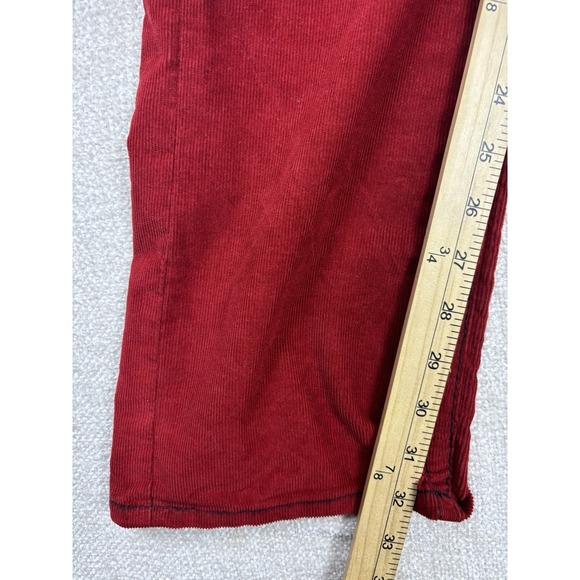 True Religion Mens Corduroy Straight Pants Size 30 Red - Picture 7 of 10